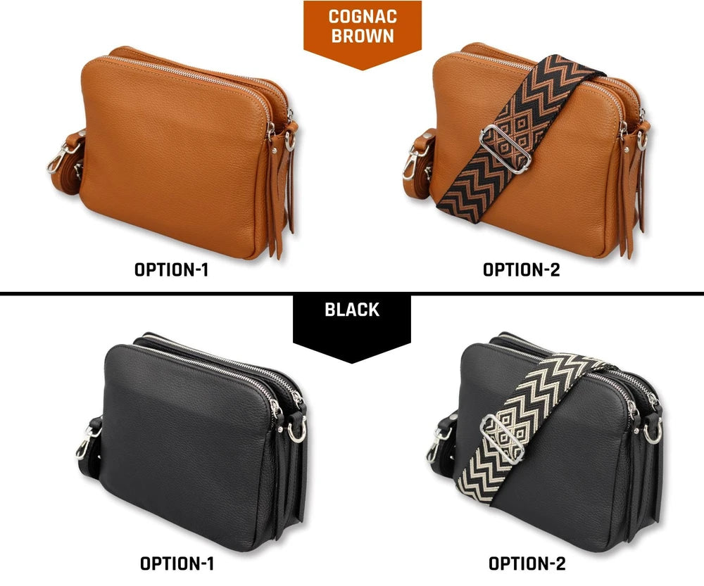 Handmade Leather Crossbody Bag