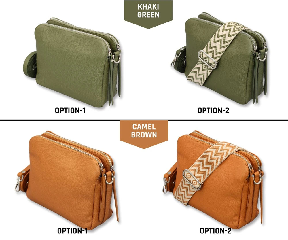 Handmade Leather Crossbody Bag