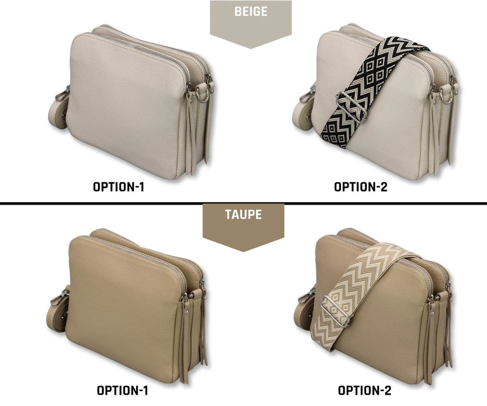 Handmade Leather Crossbody Bag