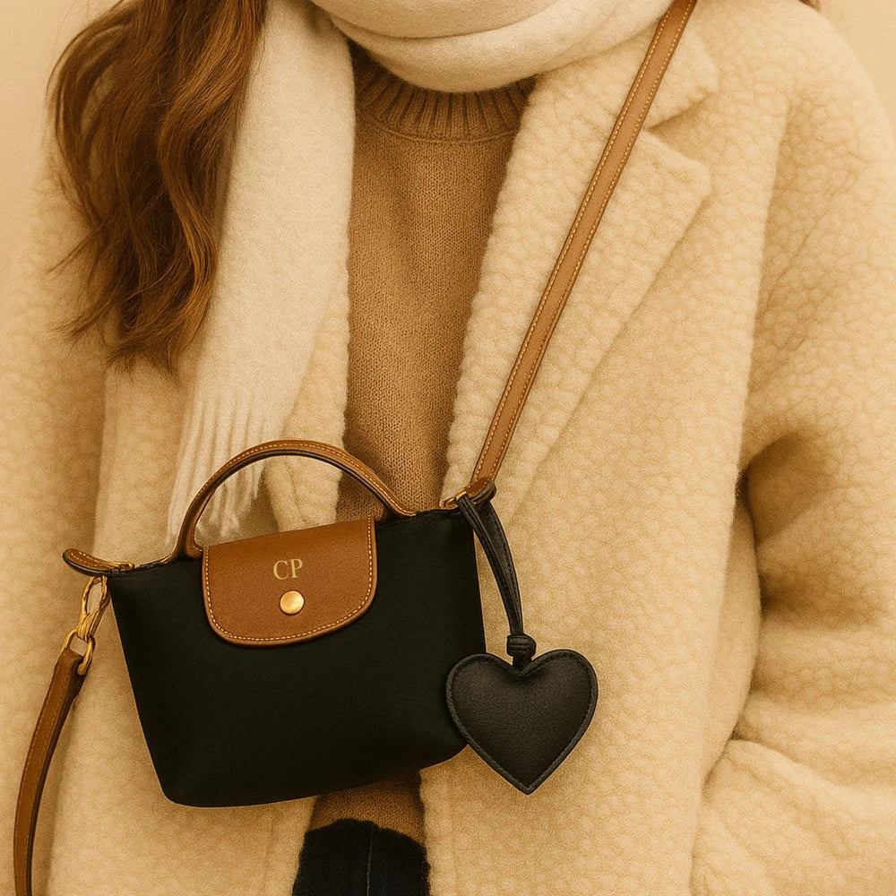 Personalized Nylon Crossbody Tote