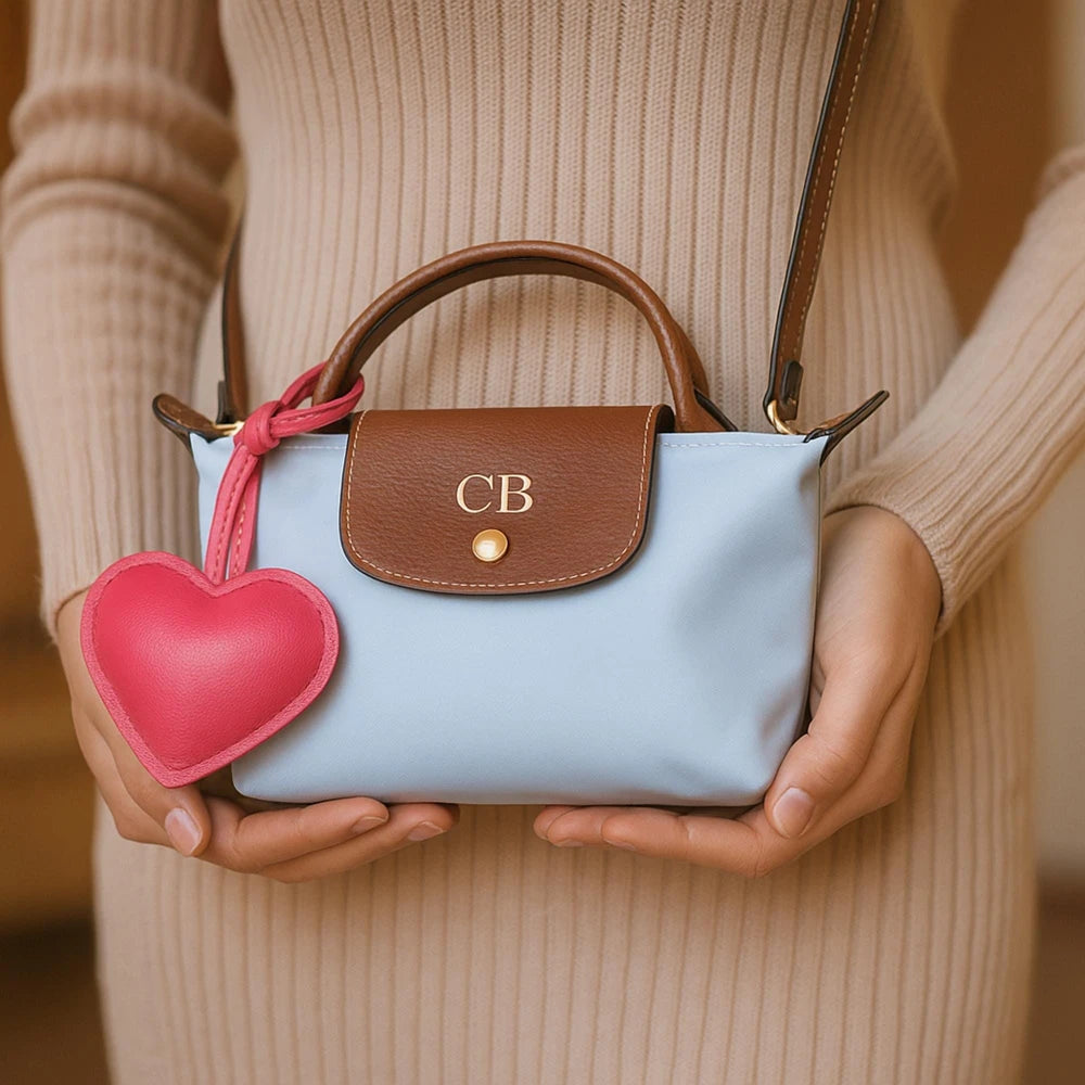 Personalized Nylon Crossbody Tote