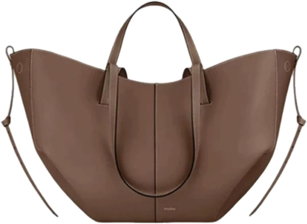 Leather Wing Tote Bag