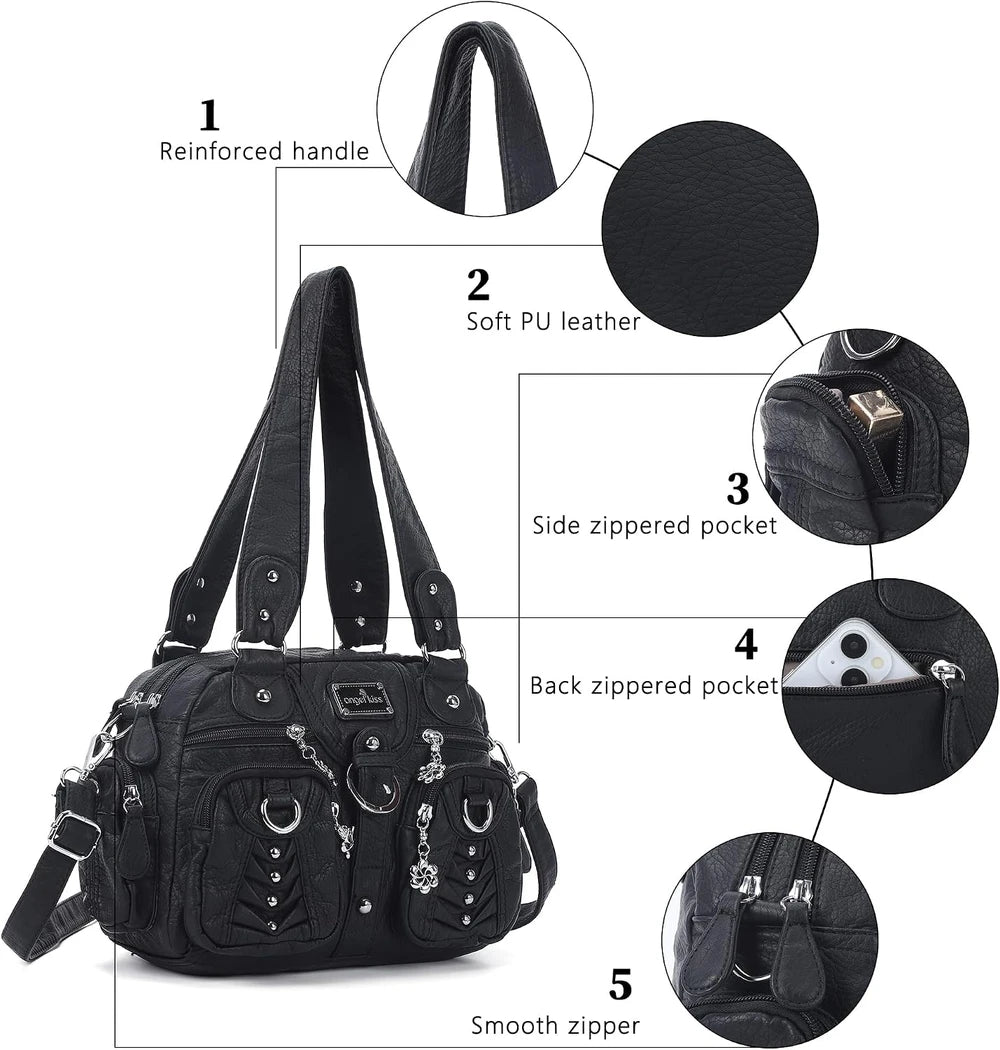 Angel Kiss Hobo Shoulder Bag