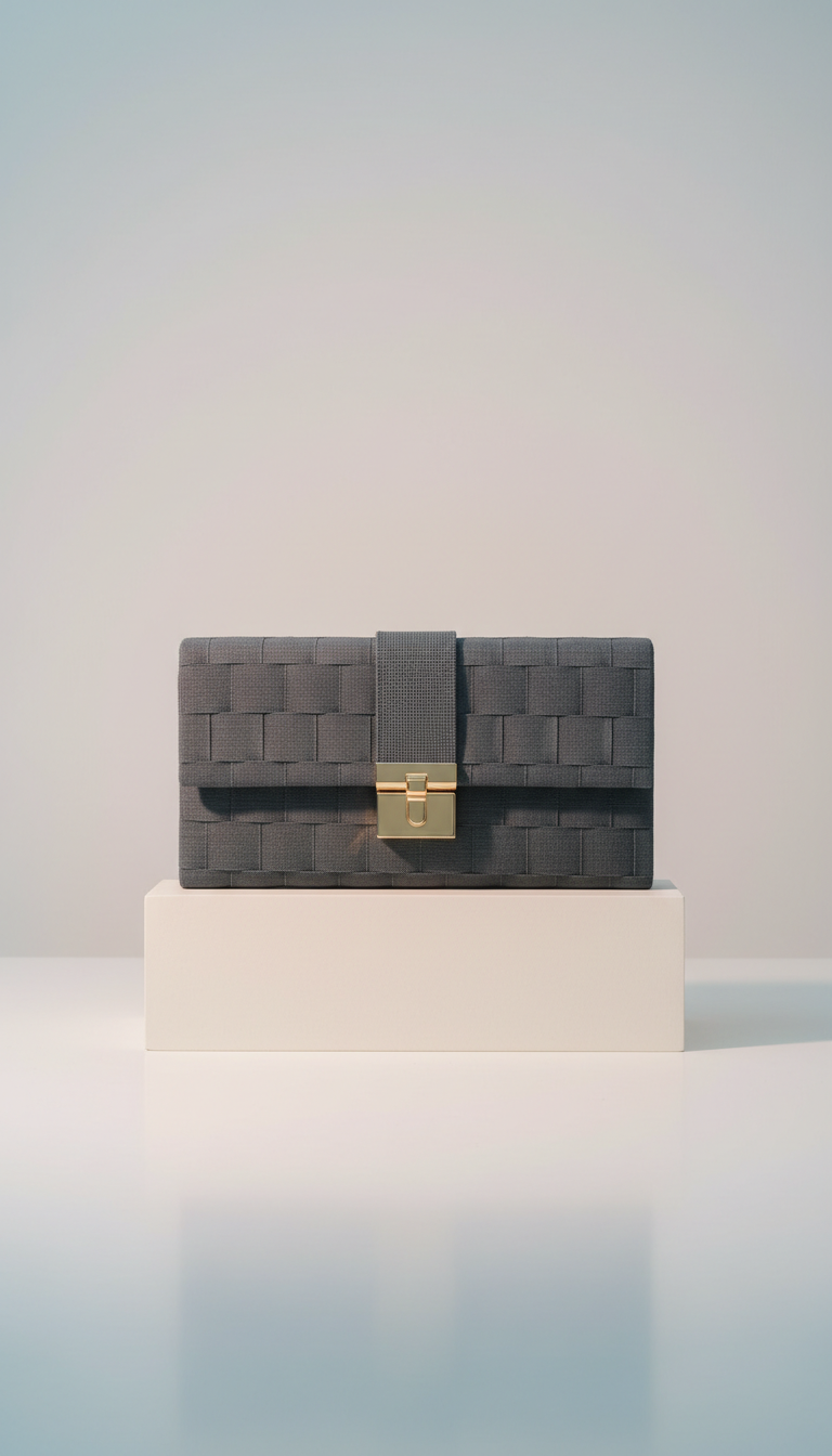 Day-to-Night Shoulder Bag In Taupe Vegan Leather